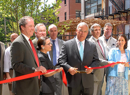 Mayor cuts ribbon for 700 Harrison Avenue