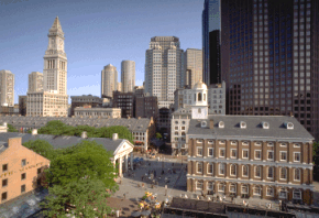 Faneuil Hall Ariel View
