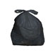 black trash bag