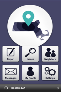 Commonwealth Connect Homescreen Commonwealth Connect Homescreen