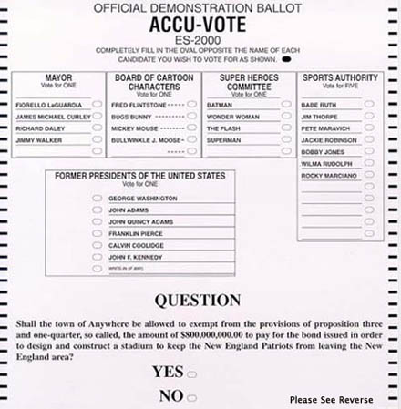 Boston's Voting System - Step 1 Boston's Voting System - Step 1