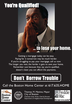 Don't Borrow Trouble Advertisement