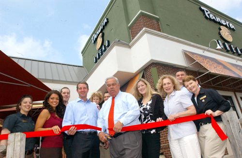 Panera Bread ribbon cutting