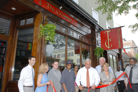 The Crossing ribbon cutting