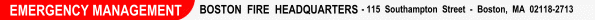 Emergency Management Tab