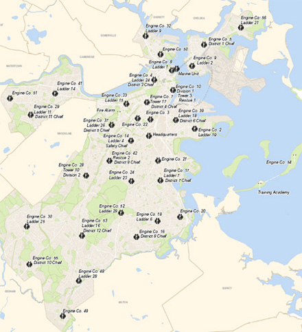 Firehouse Locations - click to open PDF