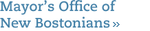 Mayor's Office of New Bostonians