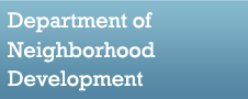 Department of Neighborhood Development