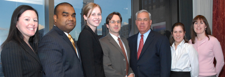 Fellows and Interns with Mayor Menino