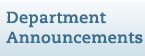 Department Announcements